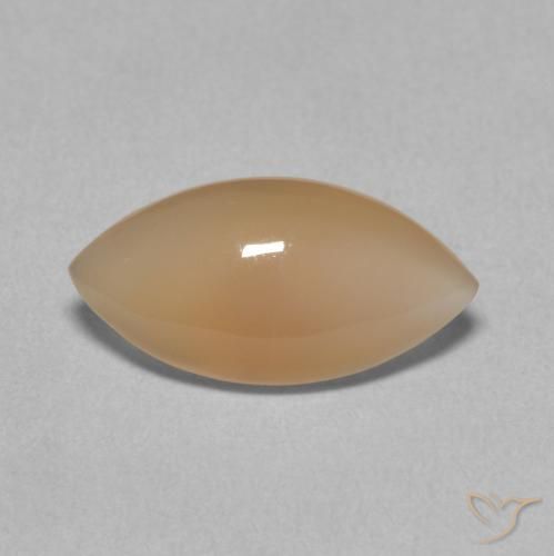 2.34ct 자연스러운 라이트 오렌지 월장석, 보석, 투명한