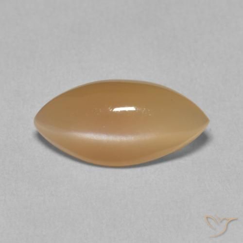 2.77ct 자연스러운 멜론 오렌지 월장석, 보석, 투명한