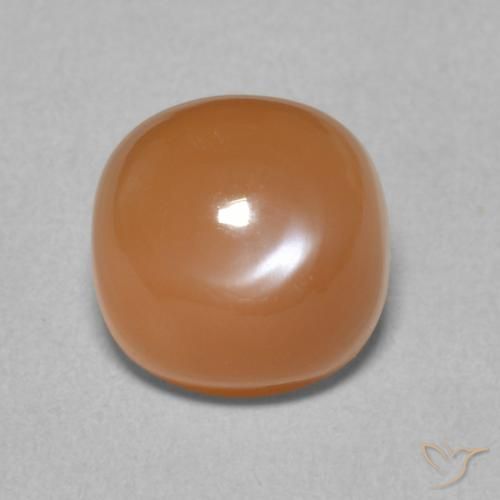 2.46ct 자연스러운 미디엄 오렌지 월장석, 방석, 투명한