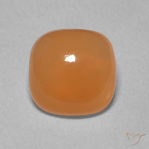 1.94ct 자연스러운 미디엄 오렌지 월장석, 방석, 투명한
