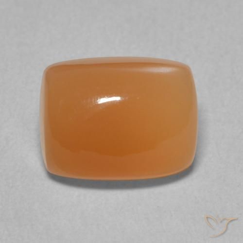 2.47ct 자연스러운 미디엄 오렌지 월장석, 방석, 투명한