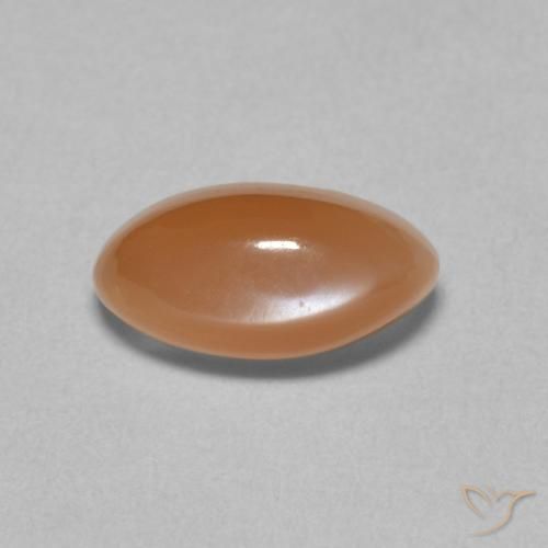 1.72ct 자연스러운 라이트 오렌지 월장석, 보석, 투명한