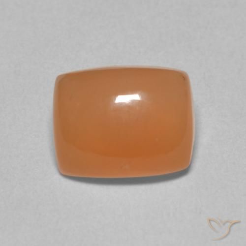 2.29ct 자연스러운 라이트 레드 오렌지 월장석, 방석, 투명한