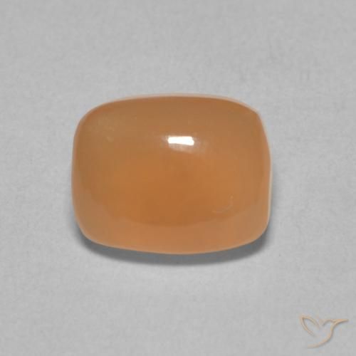 2.36ct 자연스러운 미디엄 오렌지 월장석, 방석, 투명한