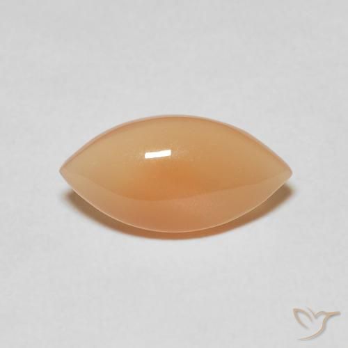 2.52ct 자연스러운 멜론 오렌지 월장석, 보석, 투명한