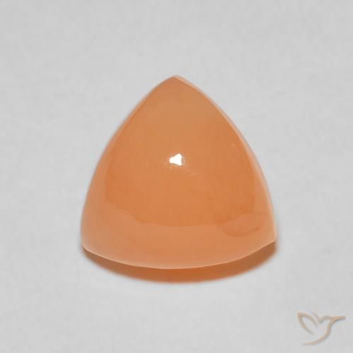 2.09ct 자연스러운 멜론 오렌지 월장석, 일조, 투명한