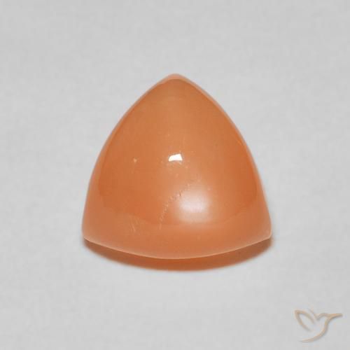 1.89ct 자연스러운 라이트 레드 오렌지 월장석, 일조, 투명한