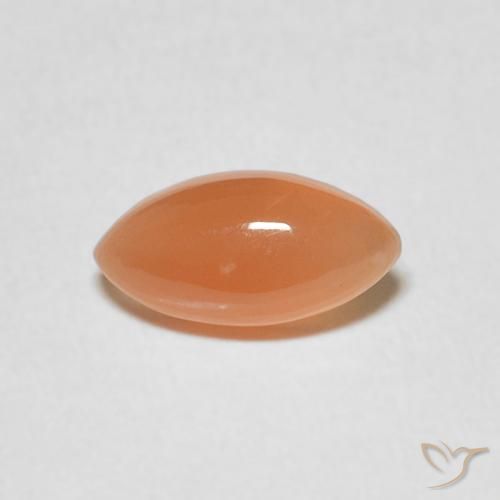1.12ct 자연스러운 라이트 레드 오렌지 월장석, 보석, 투명한