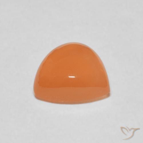 1.86캐럿 천연 Medium Light-Orange 월장석, 일조, 투명한