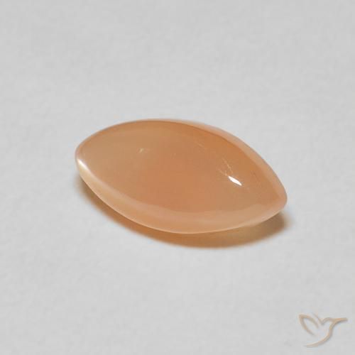 1.21캐럿 천연 Medium Light-Orange 월장석, 보석, 투명한