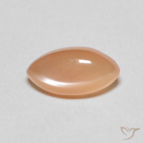 1.47ct 자연스러운 Medium Light-Orange 월장석, 보석, 투명한