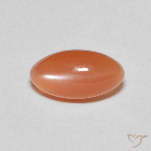 1.52ct 자연스러운 딥 오렌지 월장석, 보석, 투명한
