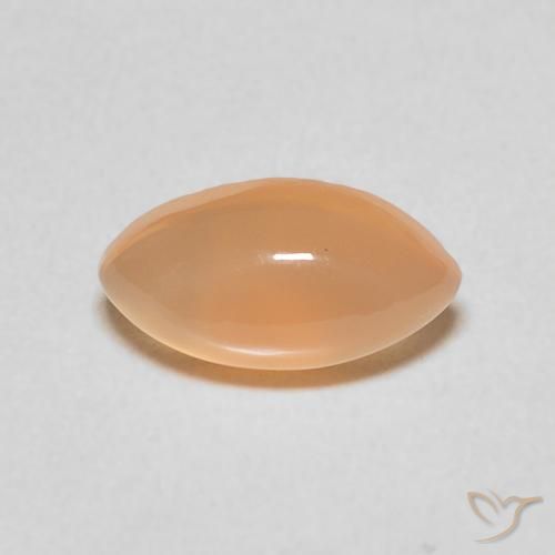 1.35ct 자연스러운 피치 오렌지 월장석, 보석, 투명한
