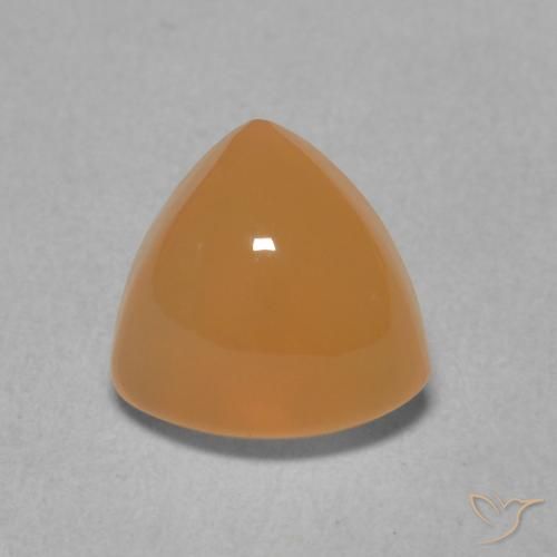 1.82ct 자연스러운 피치 오렌지 월장석, 일조, 투명한