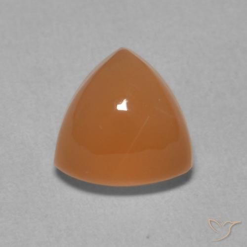 2.07ct 자연스러운 미디엄 오렌지 월장석, 일조, 투명한