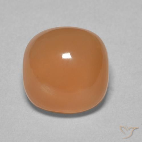 2.30ct 자연스러운 라이트 오렌지 월장석, 방석, 투명한