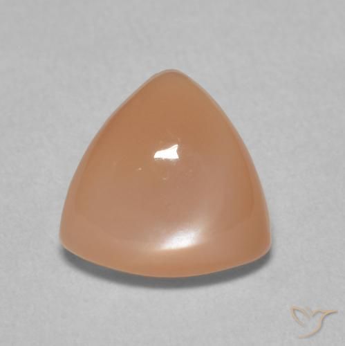 1.66ct 자연스러운 멜론 오렌지 월장석, 일조, 투명한
