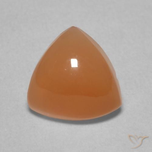 1.63ct 자연스러운 딥 오렌지 월장석, 일조, 투명한