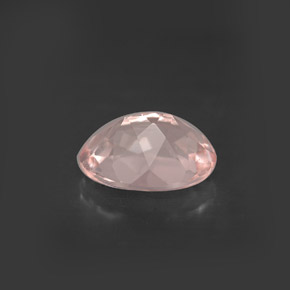 1.52캐럿 천연 라이트 핑크 모가나이트, 타원형 컷, 9×7 mm, VVS-VS
