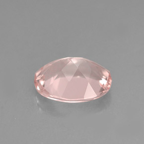 1.47캐럿 천연 라이트 핑크 모가나이트, 타원형 컷, 9×7 mm, VVS-VS