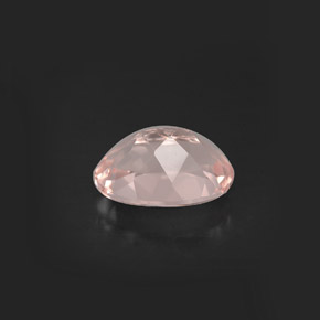 1.58캐럿 천연 라이트 핑크 모가나이트, 타원형 컷, 9.1×7.1 mm, VVS-VS