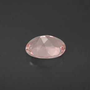 1.52캐럿 천연 라이트 핑크 모가나이트, 타원형 컷, 9×7 mm, VVS