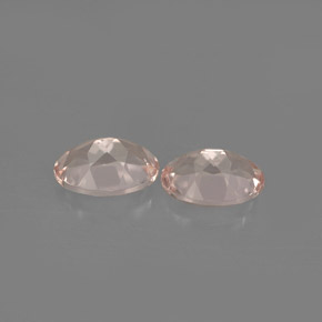 캐럿 천연 라이트 핑크 모가나이트 보석, 타원형 컷, 6.9×4.9 mm, VVS