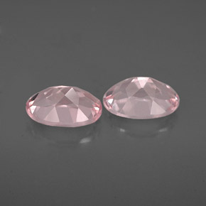 캐럿 천연 라이트 핑크 모가나이트 보석, 타원형 컷, 7×4.9 mm, IF