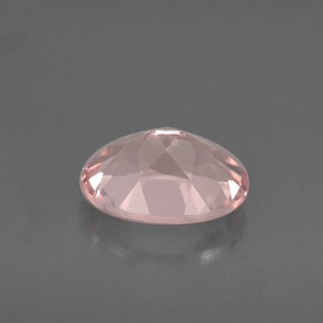 1.14캐럿 천연 라이트 핑크 모가나이트, 타원형 컷, 8.1×6 mm, VVS-VS