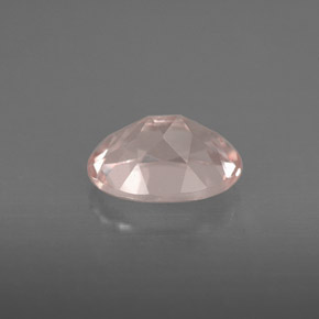 1.18캐럿 천연 라이트 핑크 모가나이트, 타원형 컷, 8.1×6 mm, VS