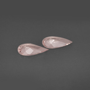 캐럿 천연 라이트 핑크 모가나이트 보석, 배 모양, 8.6×4.4 mm, VVS
