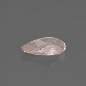 0.62캐럿 천연 라이트 핑크 모가나이트, 배 모양, 8×4.3 mm, VVS
