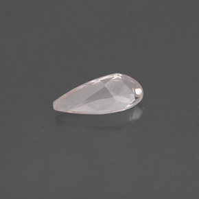0.63캐럿 천연 라이트 핑크 모가나이트, 배 모양, 8.3×4.3 mm, VVS-VS