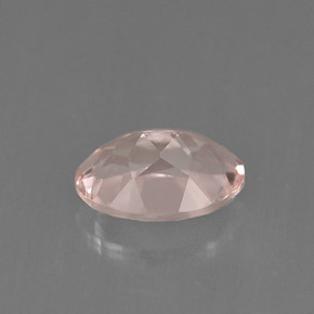 0.67캐럿 천연 라이트 핑크 모가나이트, 타원형 컷, 6.9×5 mm, VVS