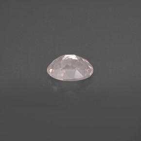 0.75캐럿 천연 라이트 핑크 모가나이트, 타원형 컷, 7×5 mm, VVS