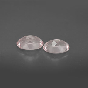 캐럿 천연 라이트 핑크 모가나이트 보석, 타원형 컷, 7×5.1 mm, VVS-VS