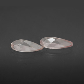 캐럿 천연 라이트 핑크 모가나이트 보석, 배 모양, 9.1×4.3 mm, VVS