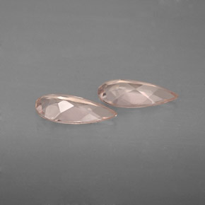 캐럿 천연 라이트 핑크 모가나이트 보석, 배 모양, 9.3×4.3 mm, VVS