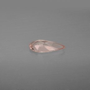 0.59캐럿 천연 라이트 핑크 모가나이트, 배 모양, 9×4.4 mm, VVS