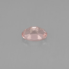 0.73캐럿 천연 라이트 핑크 모가나이트, 타원형 컷, 7×5 mm, VVS-VS