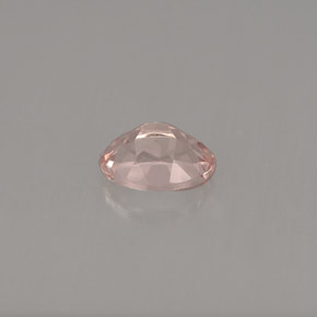 0.76캐럿 천연 라이트 핑크 모가나이트, 타원형 컷, 6.9×5 mm, VVS-VS