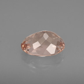 1.67캐럿 천연 라이트 핑크 모가나이트, 타원형 컷, 8.8×6.5 mm, VVS-VS