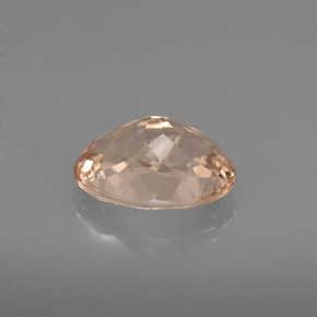 1.40캐럿 천연 라이트 핑크 모가나이트, 타원형 컷, 8.6×6.3 mm, VVS
