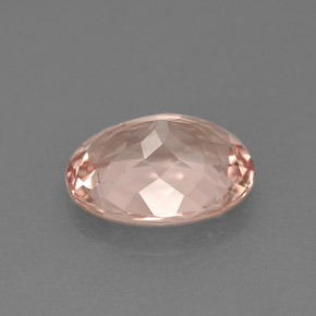 1.94캐럿 천연 라이트 핑크 모가나이트, 타원형 컷, 9.6×7.2 mm, VVS