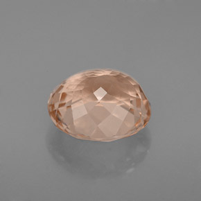 2.64캐럿 천연 살몬 모가나이트, 타원형 컷, 9.3×8.4 mm, VVS-VS