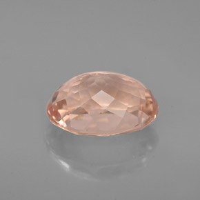 2.30캐럿 천연 살몬 모가나이트, 타원형 컷, 9.8×7.3 mm, VVS-VS