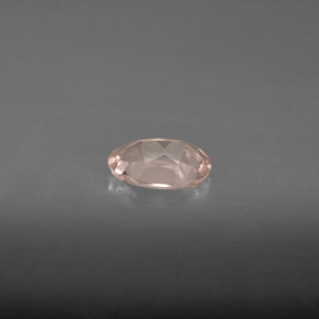 0.60캐럿 천연 라이트 핑크 모가나이트, 타원형 컷, 7.1×5 mm, VVS-VS