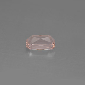0.73캐럿 천연 라이트 핑크 모가나이트, 에메랄드 컷, 6.9×4.3 mm, VVS-VS