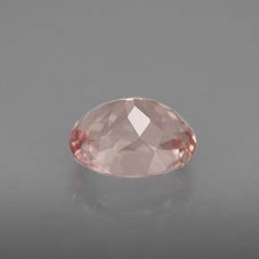 1.86캐럿 천연 라이트 핑크 모가나이트, 타원형 컷, 8.7×7.1 mm, VS