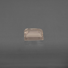 0.64캐럿 천연 라이트 핑크 모가나이트, 바게트, 5.6×5.2 mm, VS